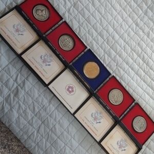 Bundle Of 5 U.S. Mint Commemorative America's First Medals